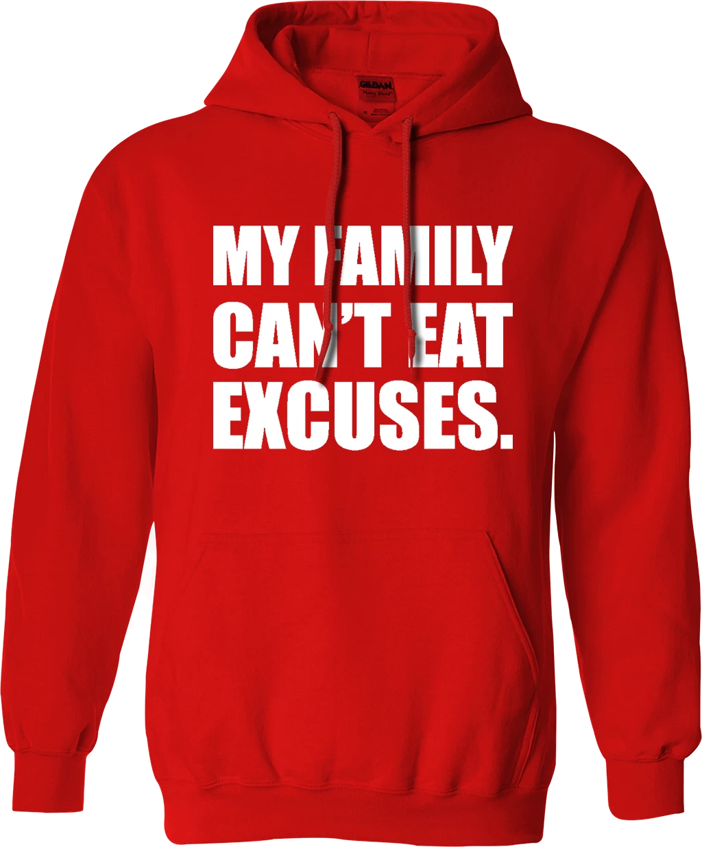RHUDE Felpa con cappuccio la mia famiglia non può mangiare sc famiglia sarcastica maleducata offensiva scherzo regali