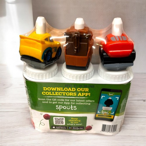 Good 2 Grow Toppers & Juice Bottles Disney Cars Lightning McQueen Tow Mater Cruz - Picture 2 of 4