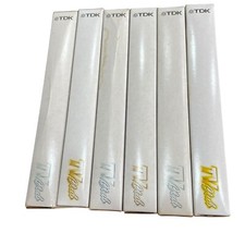 TDK TV Club 180 Bundle Of 6 Used Good Condition VHS Video Cassette Tapes