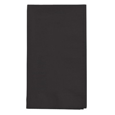 2-ply Paper Dinner Napkins Folded Guest Hand Towels Solid Colors Disposable 