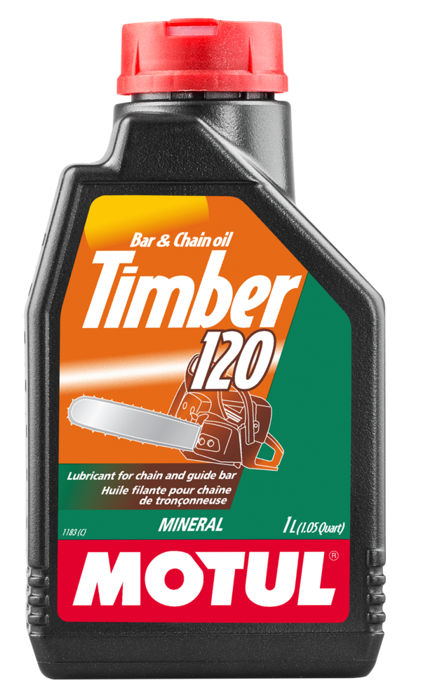 MOTUL Olio lubrificante catene motoseghe giardinaggio TIMBER 120 1 L