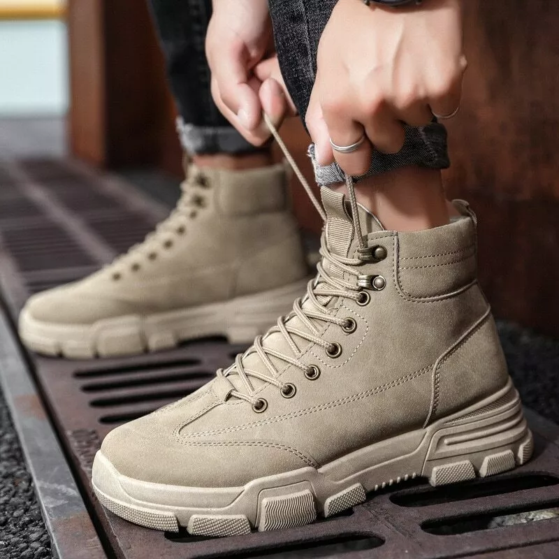 Men Military Boots Desert Combat Boats Army Shoes Sneakers Men Casual Shoes | eBay