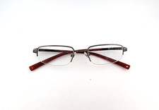 Nike Eyeglasses, Frames Only, NIKE 4182 200, 49-18-140, Silver, Half Rim