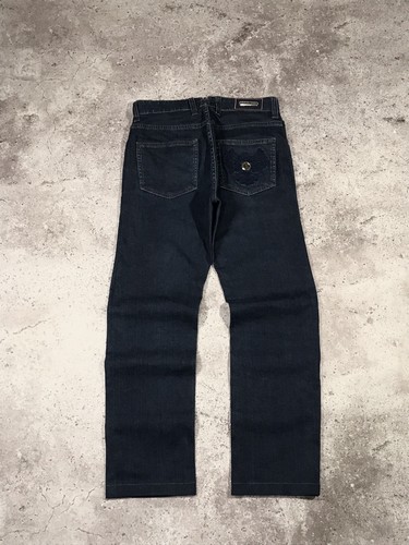 Stefano Ricci Luxury Denim Jeans Dark Wash Embroidered Pocket Rare Made in Italy