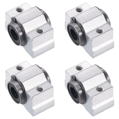 4 Piece Linear Ball Bearing SCV10UU Sliding Block Units 10mm Hole Diameter