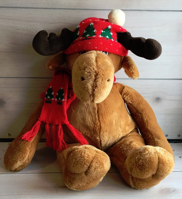 Vintage 1987 Commonwealth Moosetletoe Moose Plush! 24" Stuffed Lovey eBay