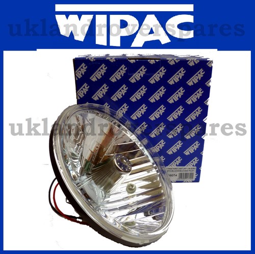 LAND ROVER DEFENDER FIRE & ICE CRYSTAL CLEAR HEADLIGHTS WITH BULB SHIELD , OEM - Picture 3 of 3