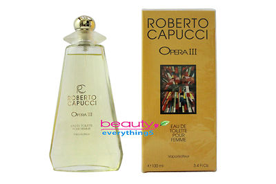 Roberto Capucci Opera III Pour Femme 3.4oz EDT NIB Sealed Women's Perfume RARE