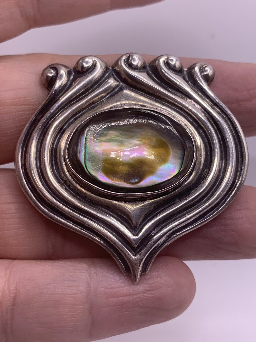 Vintage MMA 925 Sterling Silver Mexico Taxco Brooch Pendant Vintage MMA 925 Sterling Silver Mexico Taxco Brooch Pendant