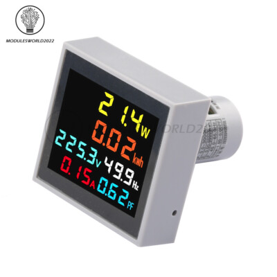 AC50V-300V 100A LCD Digital Multi-function Voltage/Current Power Frequency Meter