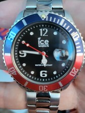Image of ice watch stainless Steel rare used twice lovely watch stainless Steel strap.