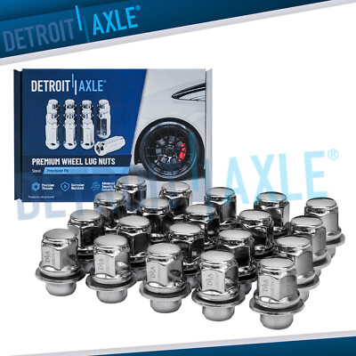 20pc 12x1.25 Chrome Wheel Lug Nuts for Infiniti QX60 Nissan Altima Maxima Murano