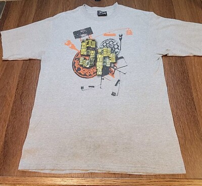 Y2K Grunge Gray Southpole Graphic T Shirt Mens Large Skater Emo Jesse Pinkman