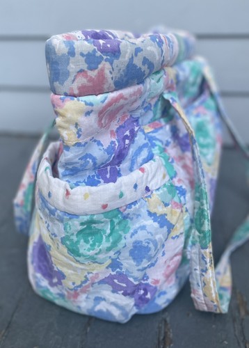 Vintage Bright Future Baby Diaper Bag- Gender Neutral -Pastel Floral Themed - Picture 2 of 12
