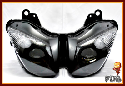 FDB Headlight Assembly Headlamp Clear For Kawasaki 2009 2012 ZX-6R
