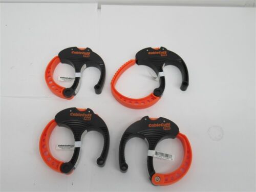 Cable Cuff Pro CFLP030808 , Large 3" Dia. Adjustable , Reusable Cable Tie (PK 4)