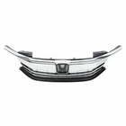 For 2016-2017 Honda Accord Sedan 4DR Chrome Front Bumper Grille Upper Grill Assy