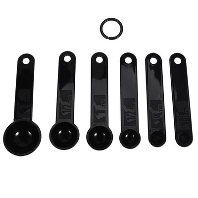 Set 6tlg 1/8TSP-1TBS Kunststoff Messlöffel E6F72222