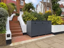 Premium Aluminium Triple Bin Store - Outdoor Storage Solutions Spring