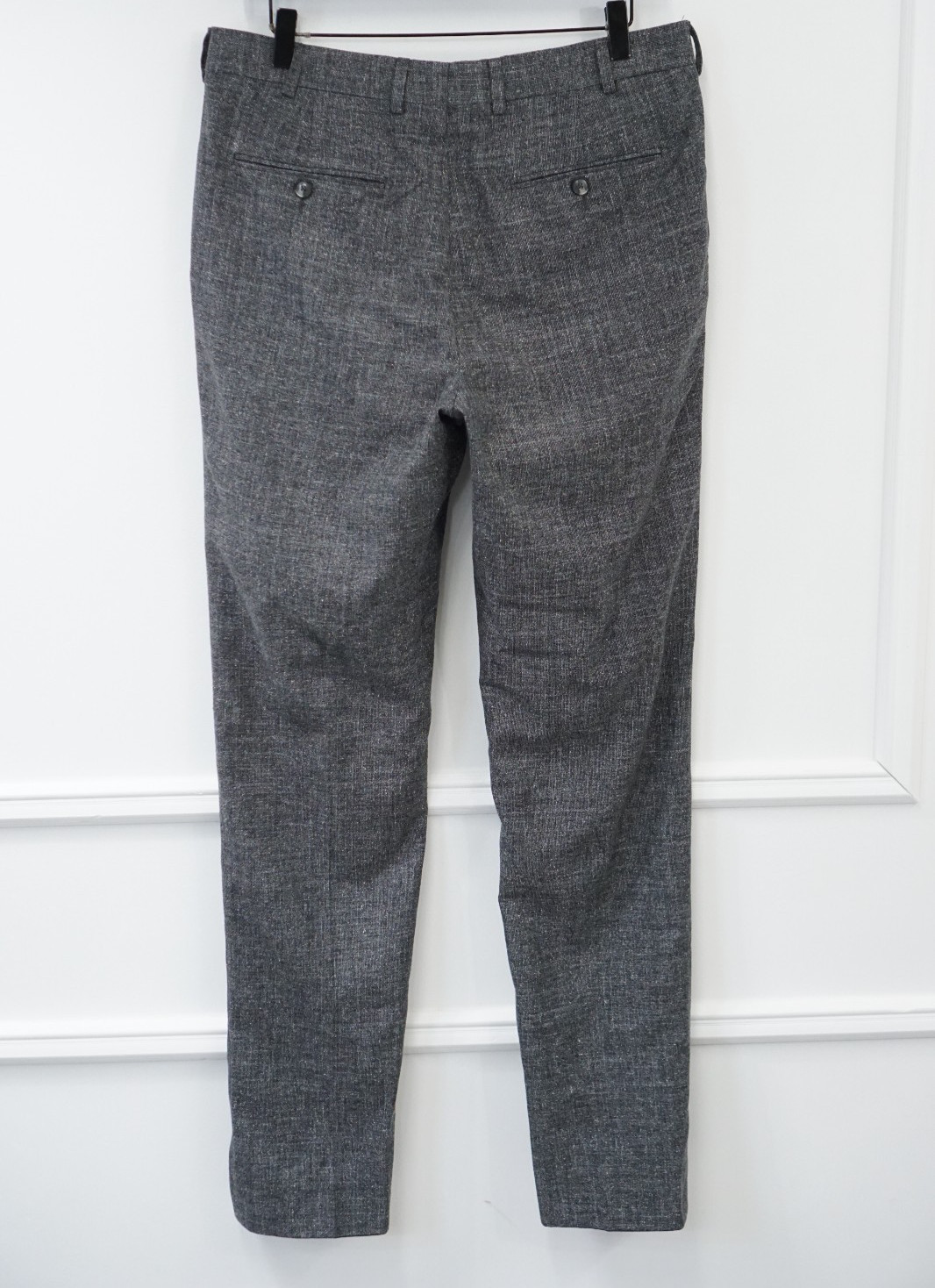 Men Suitsupply Pants Grey Wool Silk Linen Brescia Size EU48 UK/US38 image 2