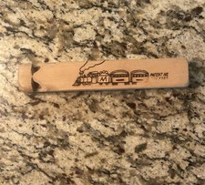 WOODEN TRAIN WHISTLE 4 HOLE, SOUNDS LIKE A REAL TRAIN