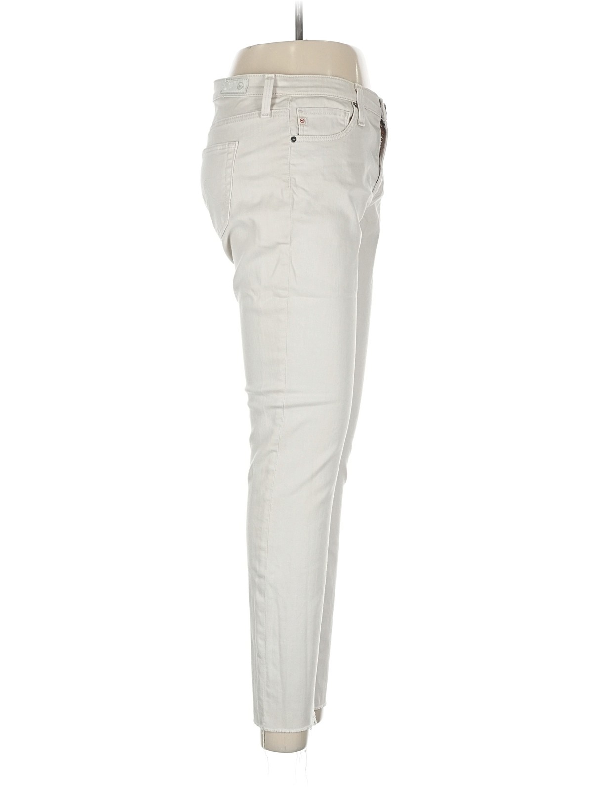 Adriano Goldschmied Women Ivory Jeans 28W thumbnail 3