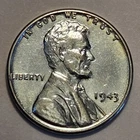 #8 Nicer Low Mintage "business uncirculated++" 1943 P "steel" Lincoln Wheat Cent