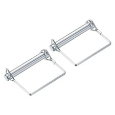 2Pcs 1/2" Dia Trailer Coupler Pin, 3-15/16" Long Square Pto Pin