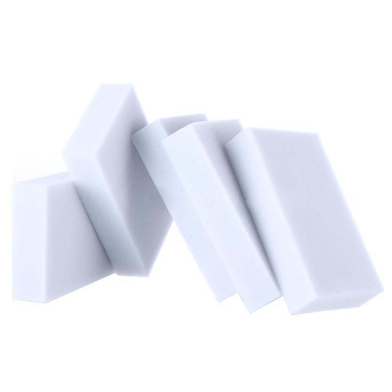 100Pcs Radiergummi Melamin Schaumreiniger Sponge Multifunktionsweichweiß M3S4-image