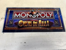 WMS BB2  MONOPOLY OWN IT ALL GLASS
