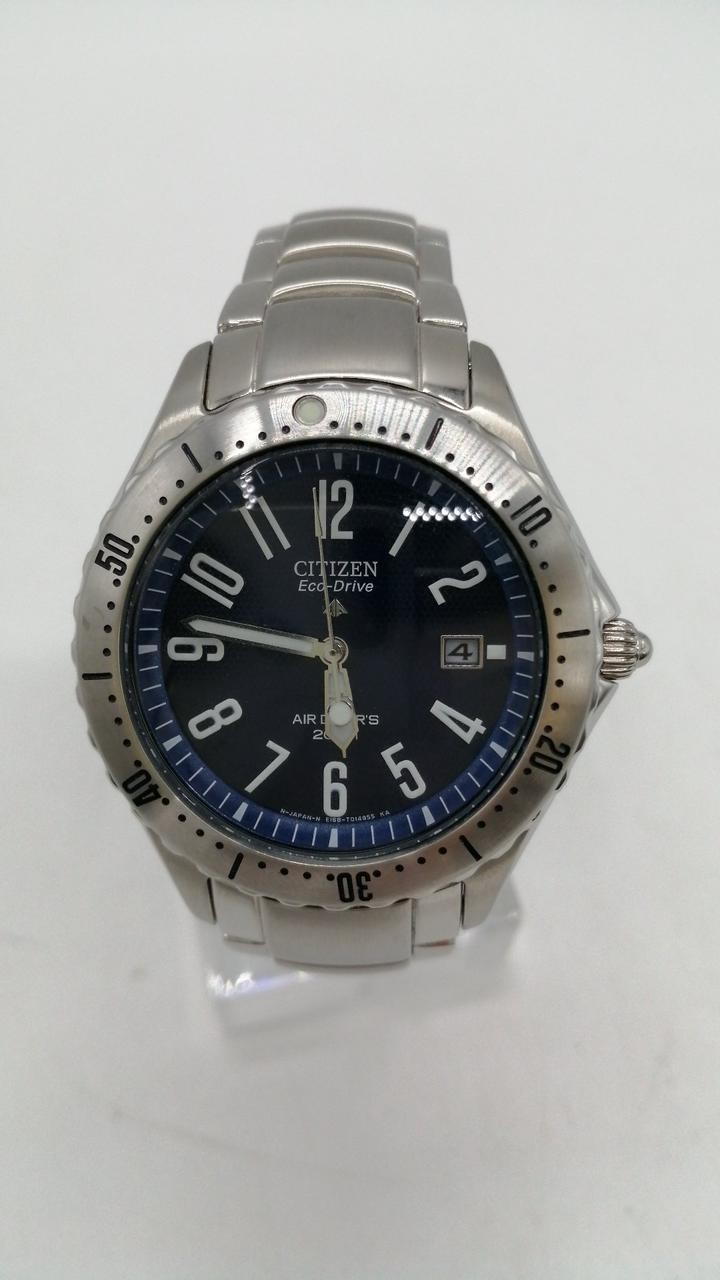 Citizen Eco-Drive E168 T009352 Solar-Powered Stainless Steel Watch