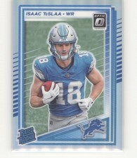 2025 Isaac Teslaa Detroit Lions Donruss Optic Silver Holo Rookie RC