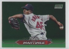 2024 Topps Stadium Club Chrome Green Refractor Pedro Martinez #78 HOF 0k26