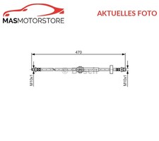 BREMSSCHLAUCH BREMSLEITUNG HINTEN BOSCH 1 987 476 885 A FÜR FORD FOCUS