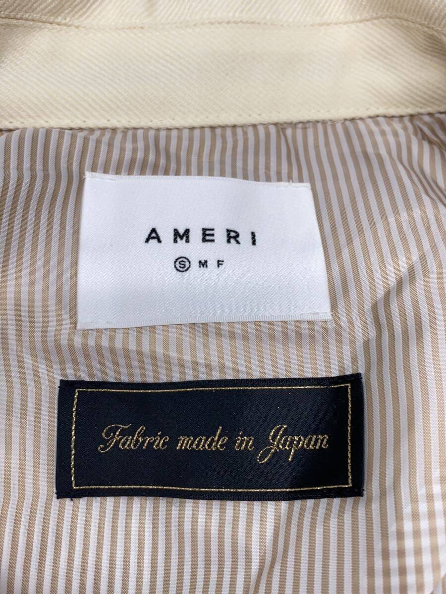 AMERI Superior Flare Wool Trench Coat S Ivory Sol… - image 3