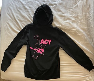 Official Steve Lacy “Gemini Rights” Hoodie (Black/Pink) – Large