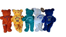 Lot of 5 Salvino's Bamm Beano's Vtg 1999 CollectionFootball Players Beanie Baby