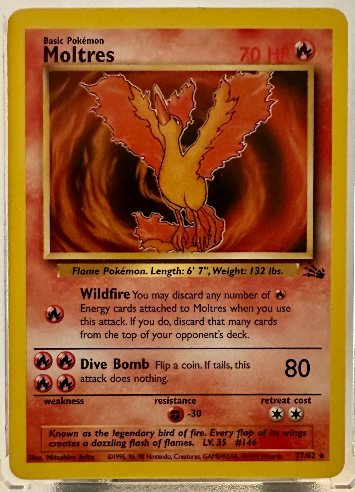 Pokémon TCG: Moltres - Fossil 1999 (27/62) NM