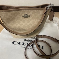 COACH Shoulder Bag Beige