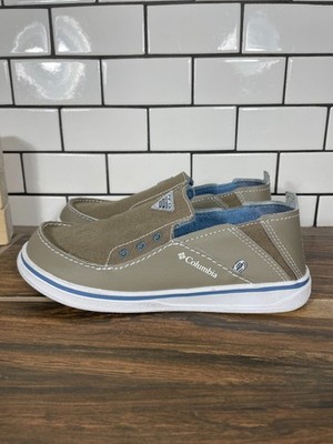 Columbia Bahama PFG Shoes Little Boys Size 3 Pebble Slip On Fishing Sneakers