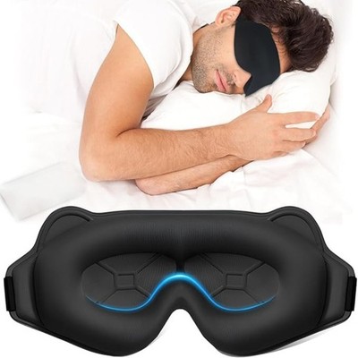 3D Blockout Sleep Eye Cover Deepened Groove Design Breathable Eyeshade