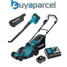 Image of Makita DLM330RT 18v LXT Cordless Lawn Mower 33cm + Blower Vacuum 1 x 5ah Battery