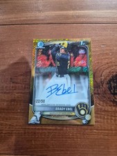 2025 Bowman Chrome Brady Ebel 1st Bowman Gold Shimmer Auto # /50 !! 🔥🔥