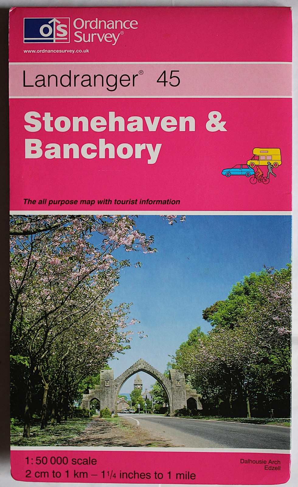 Ordnance Survey Landranger Map 45 Stonehaven & Banchory 4