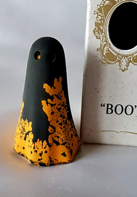 Black & Orange ~ Boo Ghost Figur ~ York Ghost Merchants ~ Originalverpackt ~ NEU