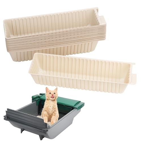 30Pcs Disposable Waste Receptacles for Pet Zone Semi-Automat