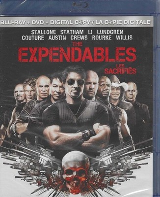 The Expendables  - Sylvester Stallone, Jason Statham  New BluRAY + DVD Combo