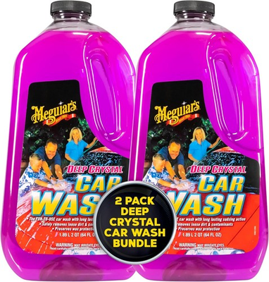 #ad Meguiar#x27;s G10464 Deep Crystal Car Wash 64 oz. Pack of 64 Fl Oz 2 $28.86