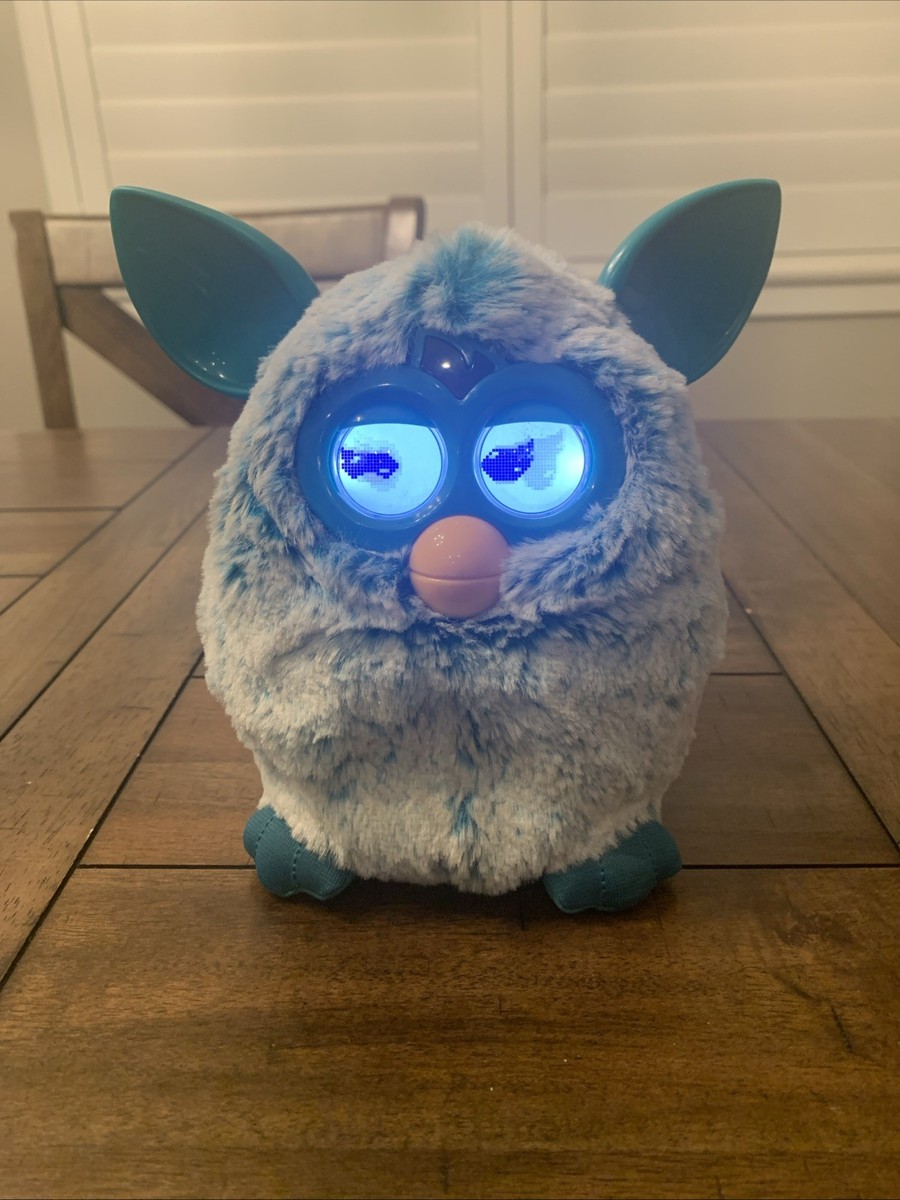 Rare 2012 Furby Boom Special Edition Blue Metallic Chrome Hasbro