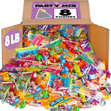 Halloween Candy Bulk - 8 Pound Bundle - Big Bulk Candies for Pinatas, Gifting, B